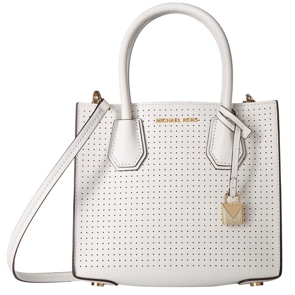 Michael Kors Mercer Perforated Leather Crossbody